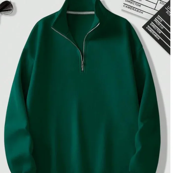 Half zipper
